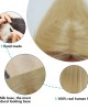 Human Hair Silk Base Hair Toppers For Women With Thinning Hair