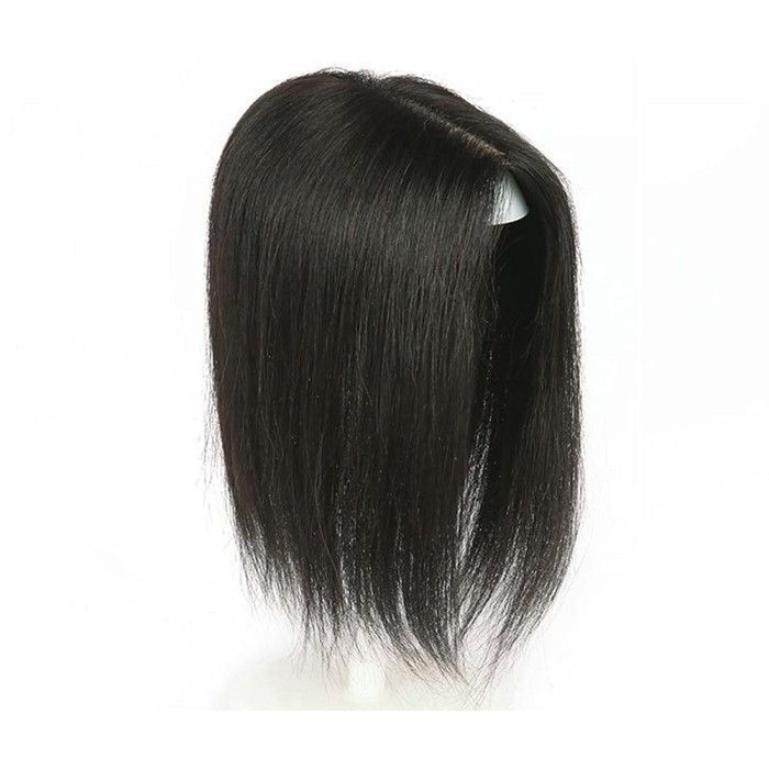 Real Human Hair Pu Thin Loss Hairpiece For Women