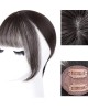 3D Air Fringe Human Hair Clip On Hairpiece For Women