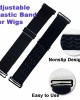 2 PCS Adjustable Nonslip Elastic Band for Wigs Removable