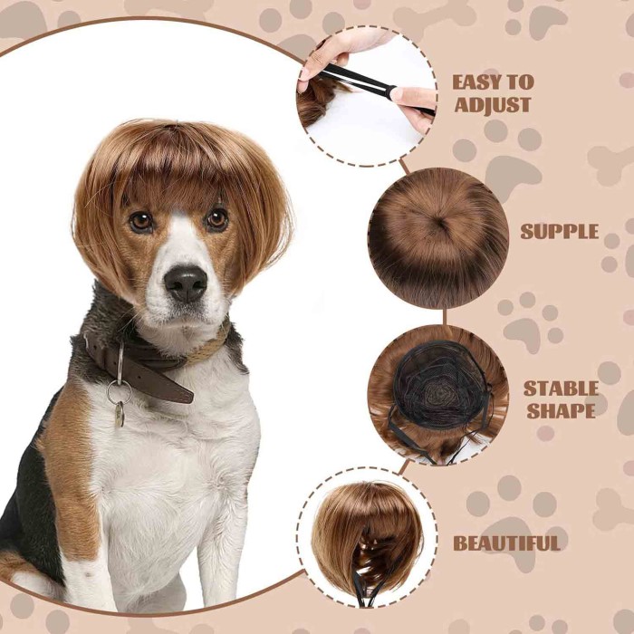 Funny Pet Hair Accessories Decoration for Halloween, Christmas, Parties