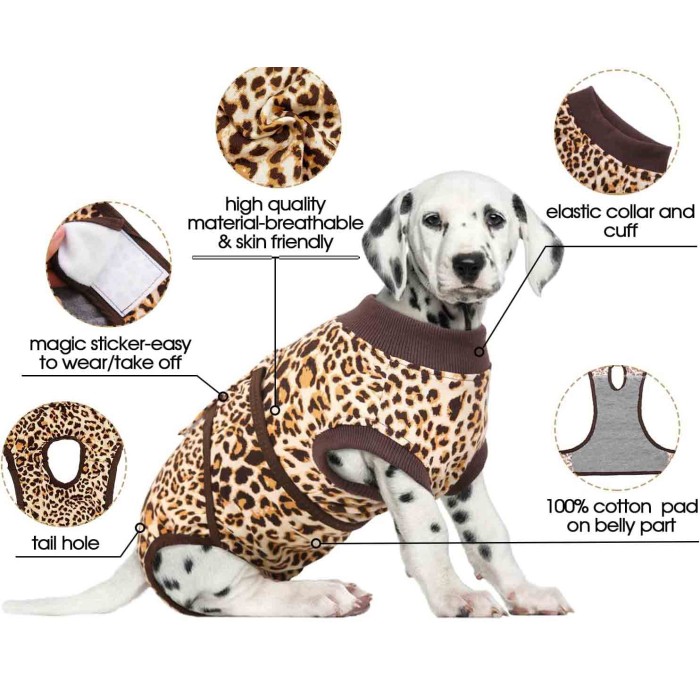 Anti-Licking Pet Surgical Recovery Snugly Suit