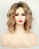 Fashionable Top Dyed Gradient Blonde Wig