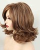 Shoulder Length Wavy Real Human Hair Wigs