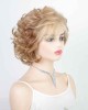 Fashion Ladies Short Curly Fluffy Temperament Wig