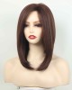 Women'S Fashion Brown Collarbone Wig