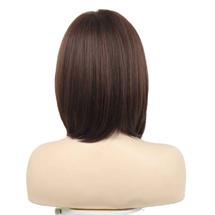 Women'S Fashion Brown Collarbone Wig