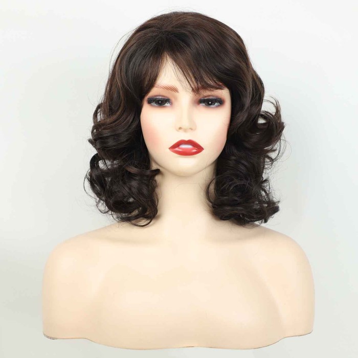 Big Curly Elegant Human Hair Wig