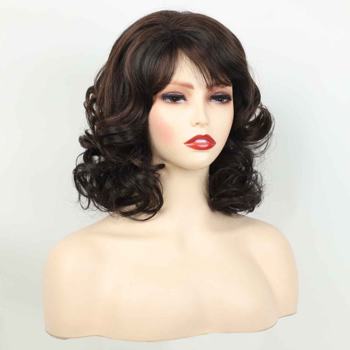 Big Curly Elegant Human Hair Wig