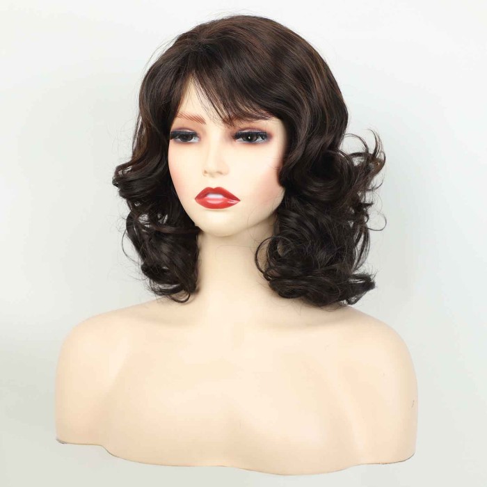 Big Curly Elegant Human Hair Wig